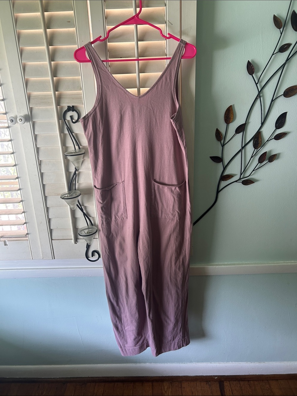 Pact Women's Lightweight Mauve pink Jumpsuit - Picture 5 of 8